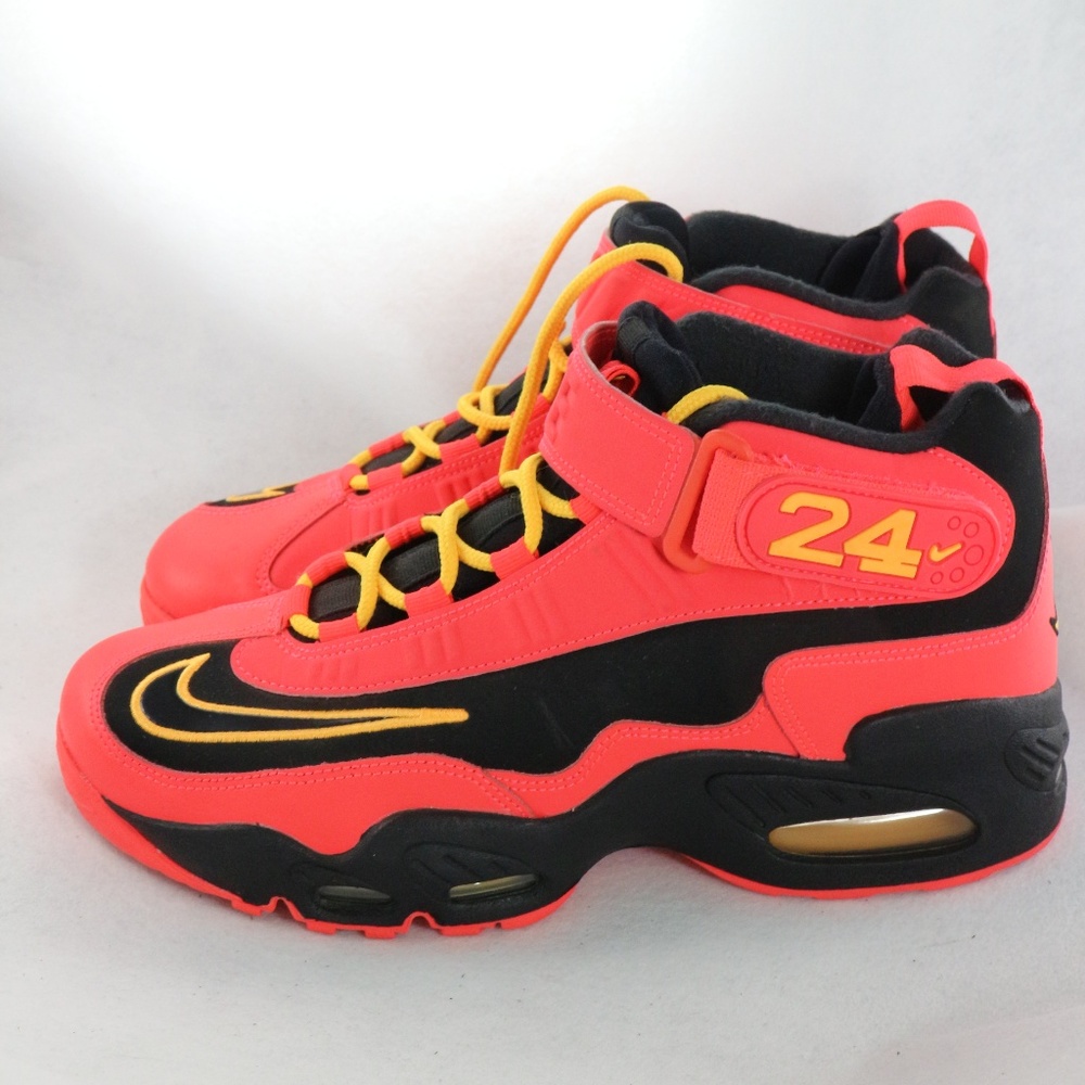 SOLD NIKE Air Griffey Max 1 Blk/Crmsn Atomic Mango - Picture 2 of 8